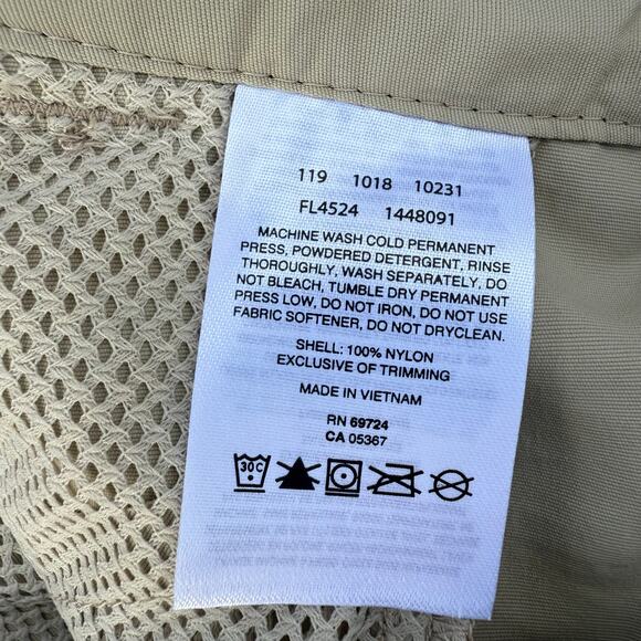 Columbia Coral Point II Shorts Beige Nylon Omnishade NWT 6" Inseam LARGE NWT - Picture 5 of 8